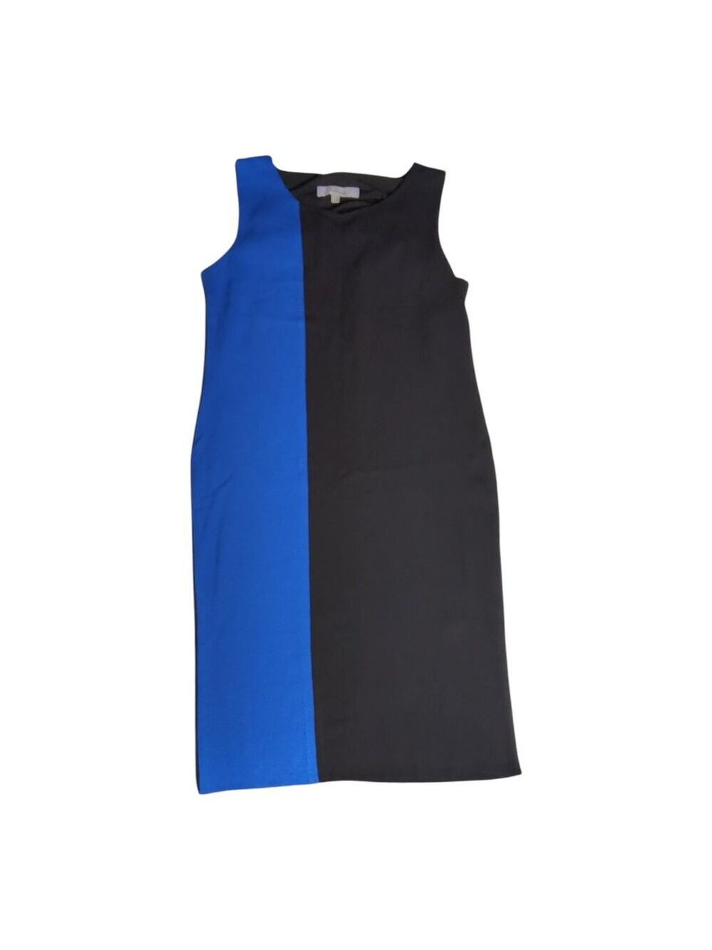 Misook‎ Sleeveless Sheath Dress Colorblock Knit Midi Size Medium Office Party